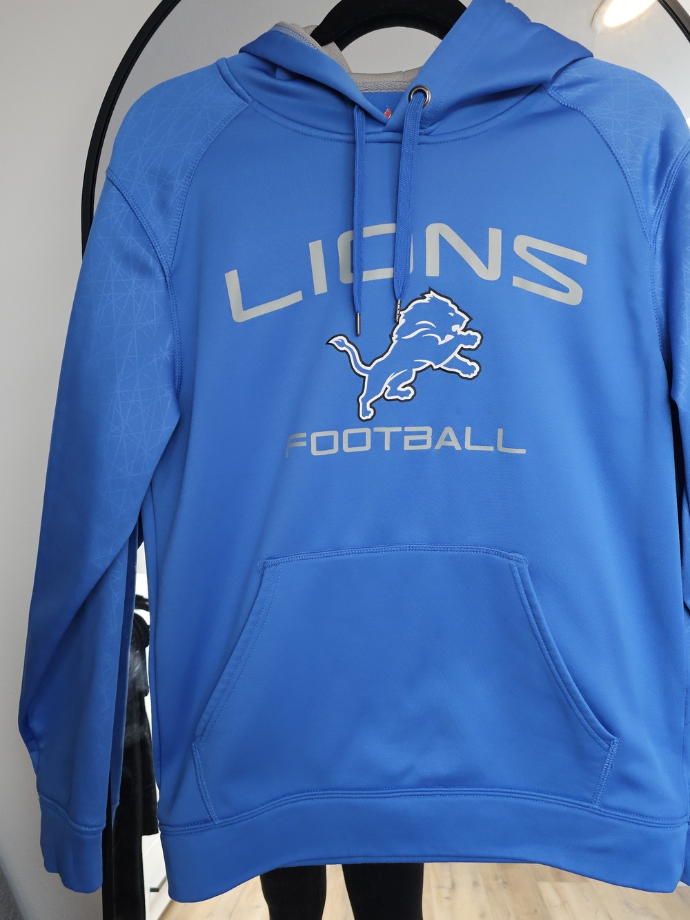 Majestic Royal Blue Pullover Hoodie with Gray Trim